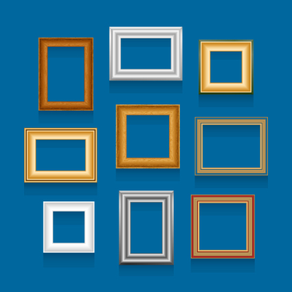 9 different colors frame the amount of material design
