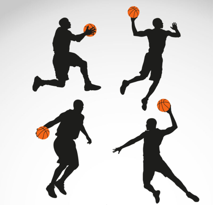 Brown bears feeding on salmon vector material