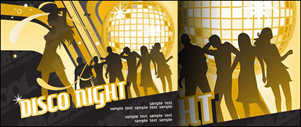 disco night vector material