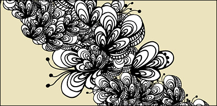 Illustration of the trend lines in particular vector material