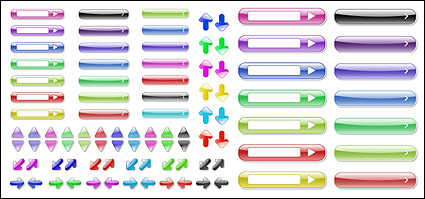 arrow button crystal material