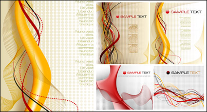 the dynamic lines of cool background material vector