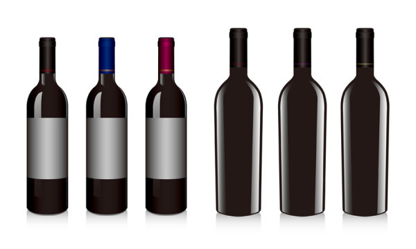 Red Wine bottles 