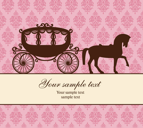 Carriage pattern vector 