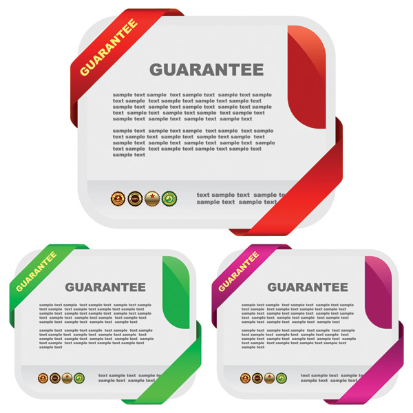 Ribbon wrapped around the card vector material