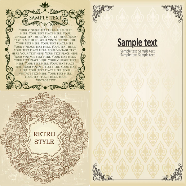 Vector old ringed box