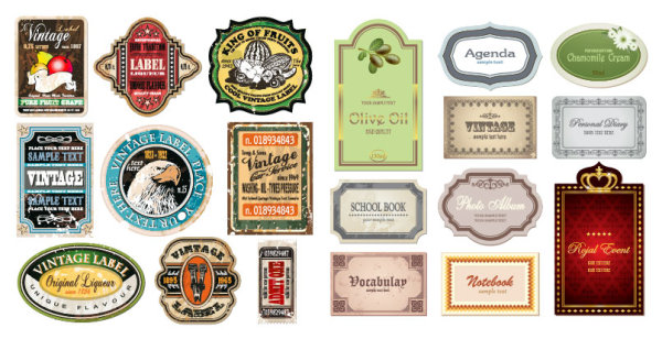 European label Vector