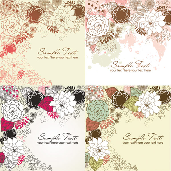 {Elegant patterns) (vector material