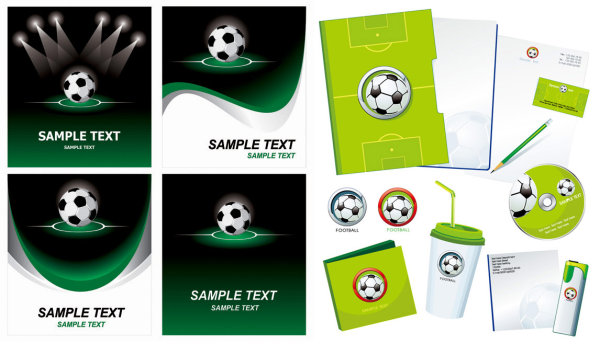 Football Theme Vector