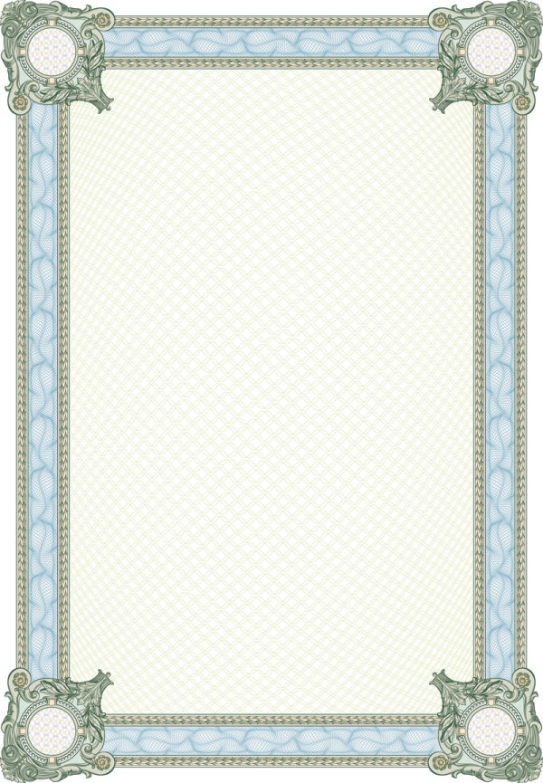 Classic pattern border security 02-- vector material