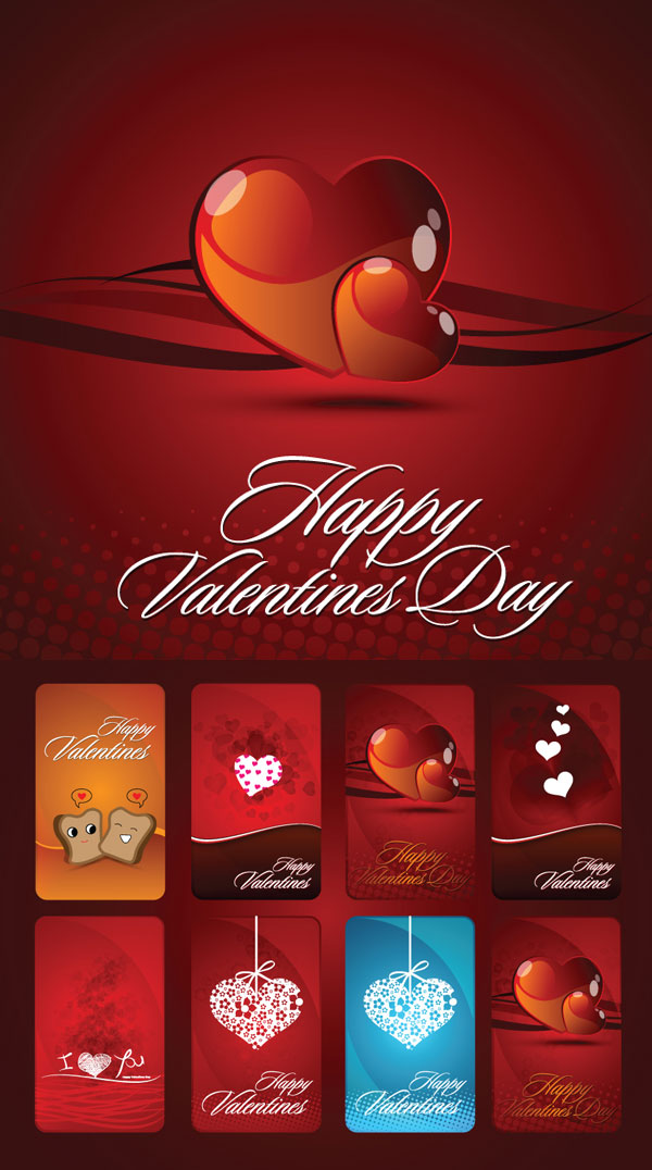 Valentine card Vector