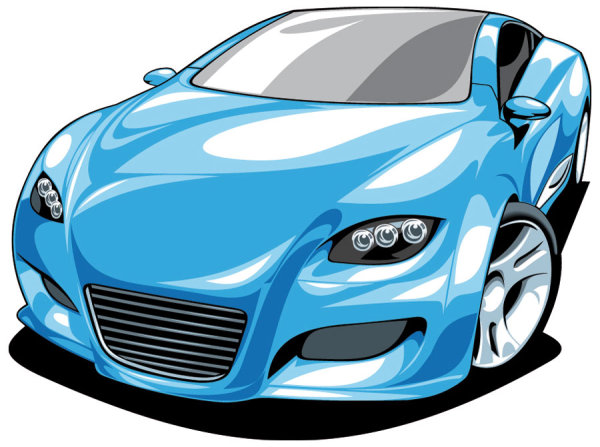Exquisite sports car 01 - Vector 