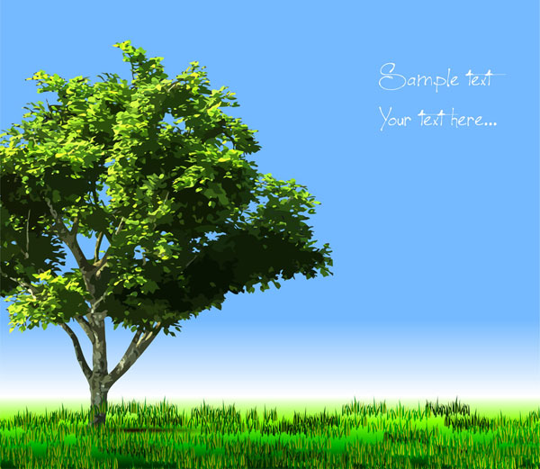 Trees vector material -2