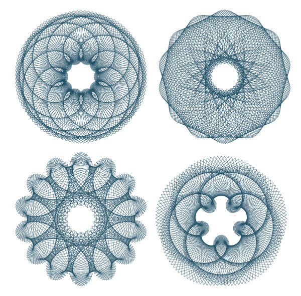 Fine anti-counterfeit pattern 02-- vector material