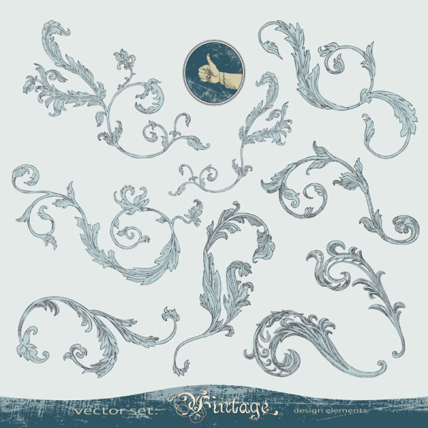 Fine pattern 03 - vector