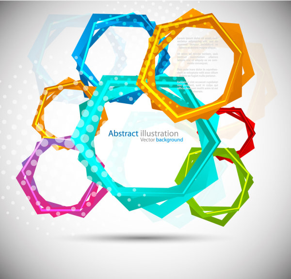 Fashion circle 04 - vector material