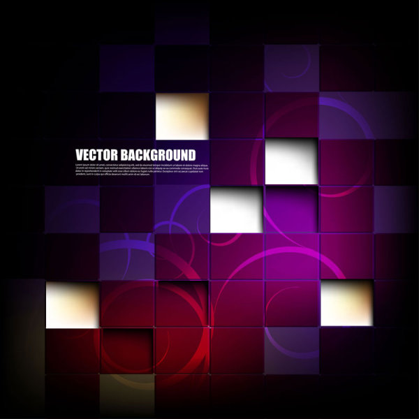 Technological sense brilliant background 04 - vector material