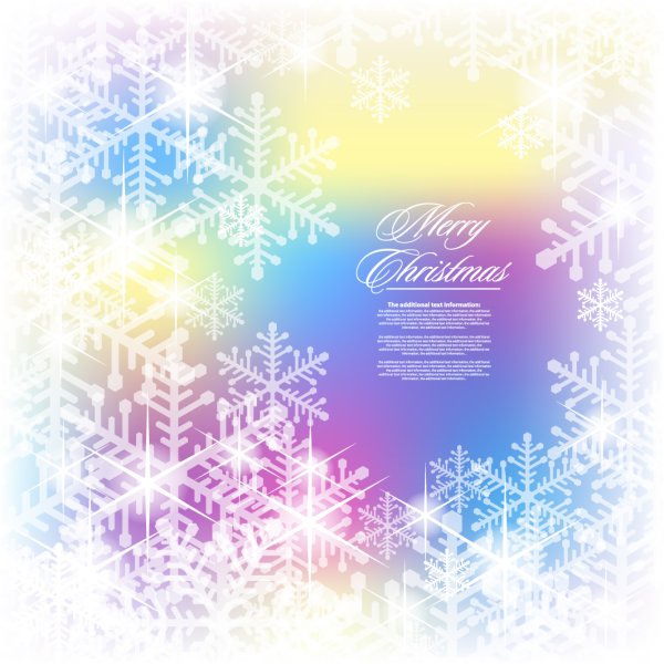 Christmas background 02 - vector material