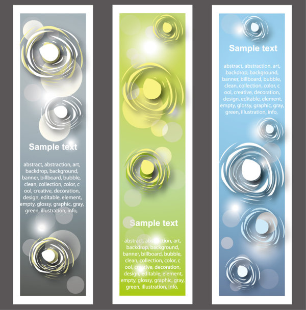 Trend bookmark card 03 - vector material