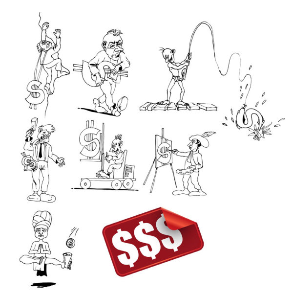 Cartoon comics 05 - Vector