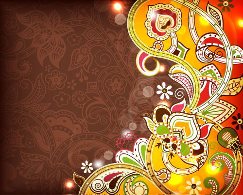 Retro pattern 05 - vector material