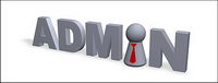 3D image fonts administrator English material