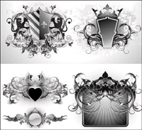 Europe type figure shape vector of material