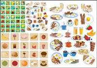Lovely breakfast food icon