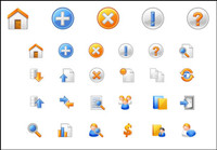 Common vector web icons - vector material