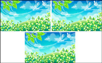 spring Vector material
