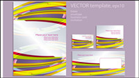 Foreign book design 02-- vector material