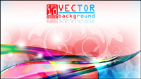Gorgeous three-dimensional background 05 - vector material