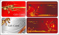 Gift cards vector