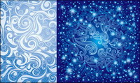 Pretty blue pattern vector
