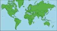 Map of the World Vector