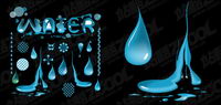 water vector material