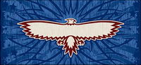 Vector material eagle totem