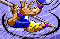 Hand-painted figures illustrations - Goalkeepers