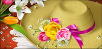 Flowers and hats