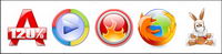 Crystal software LOGO series transparent PNG icon