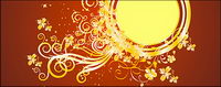 Gold gorgeous patterns Vector-7