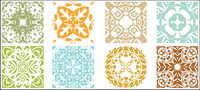 Traditional pattern vector material