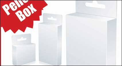 Blank box vector material