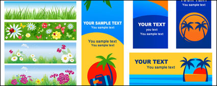 Vector banner summer