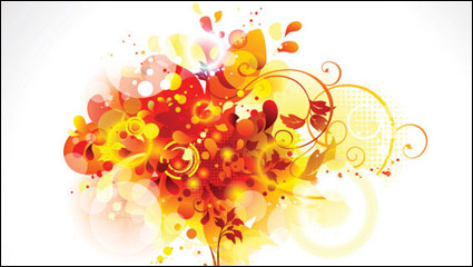 Brilliant dynamic elements of the trend 02-- vector material