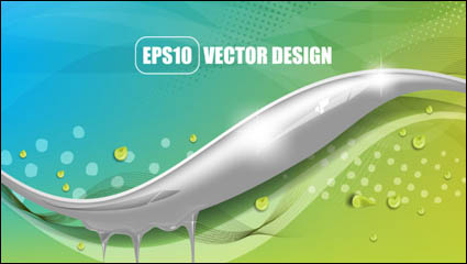 Beautiful colorful background 04-- vector material