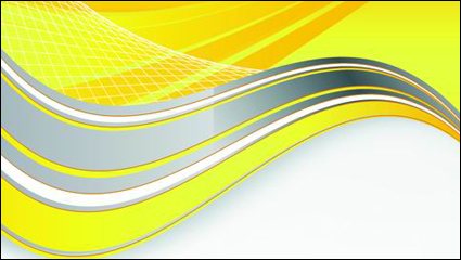 Bright yellow line text box vector material -2