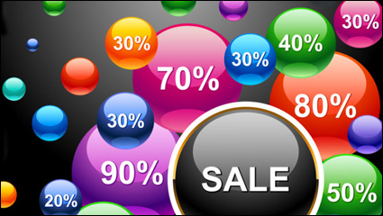 Icon button material 03 - vector