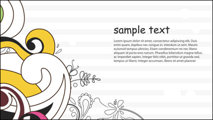 Classic fashion pattern background 01 - vector