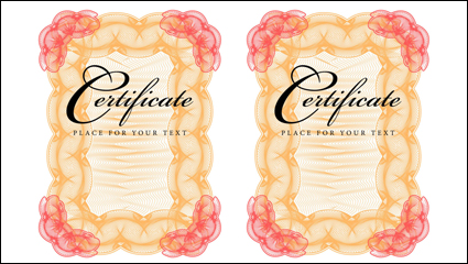 Fine security pattern border 04 - vector